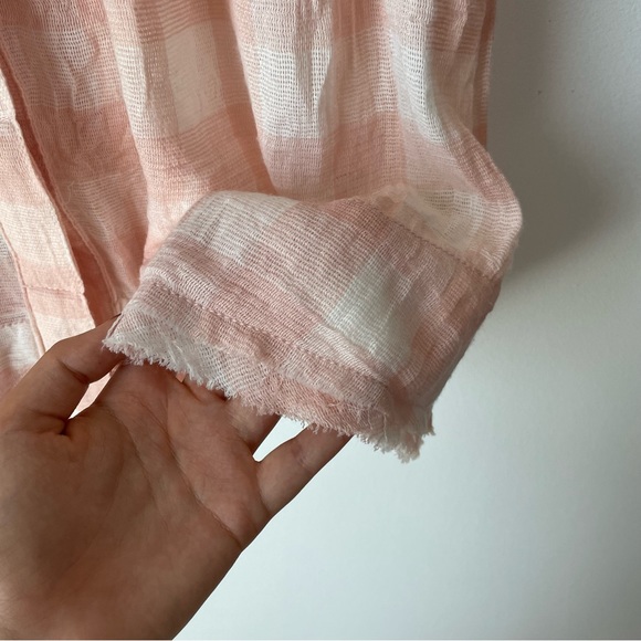 Free People Gingham Tank Top - Picture 4 of 6